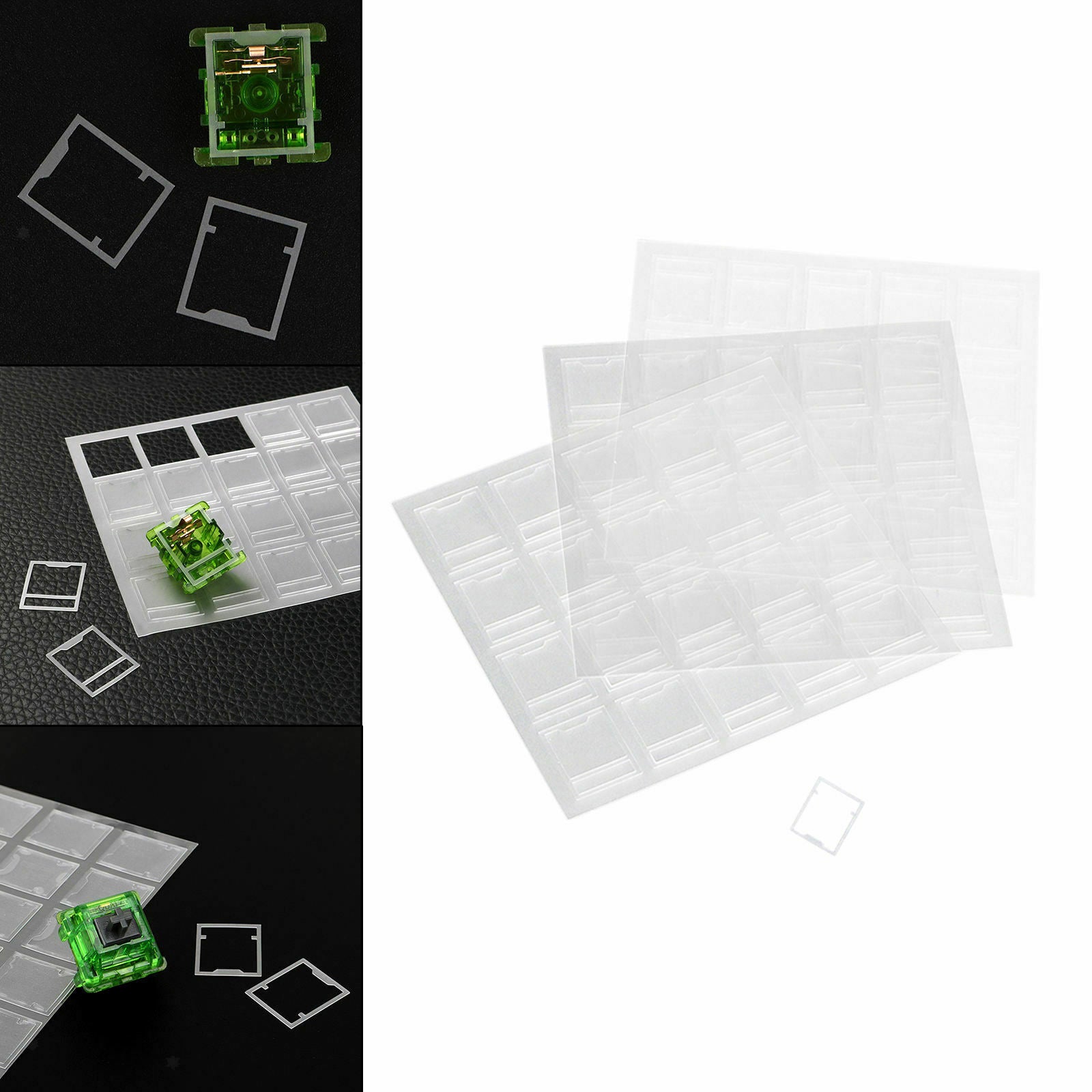 Switch Film 120Pcs Widely Compatible Interaxial Pad for Mechanical Keyboard