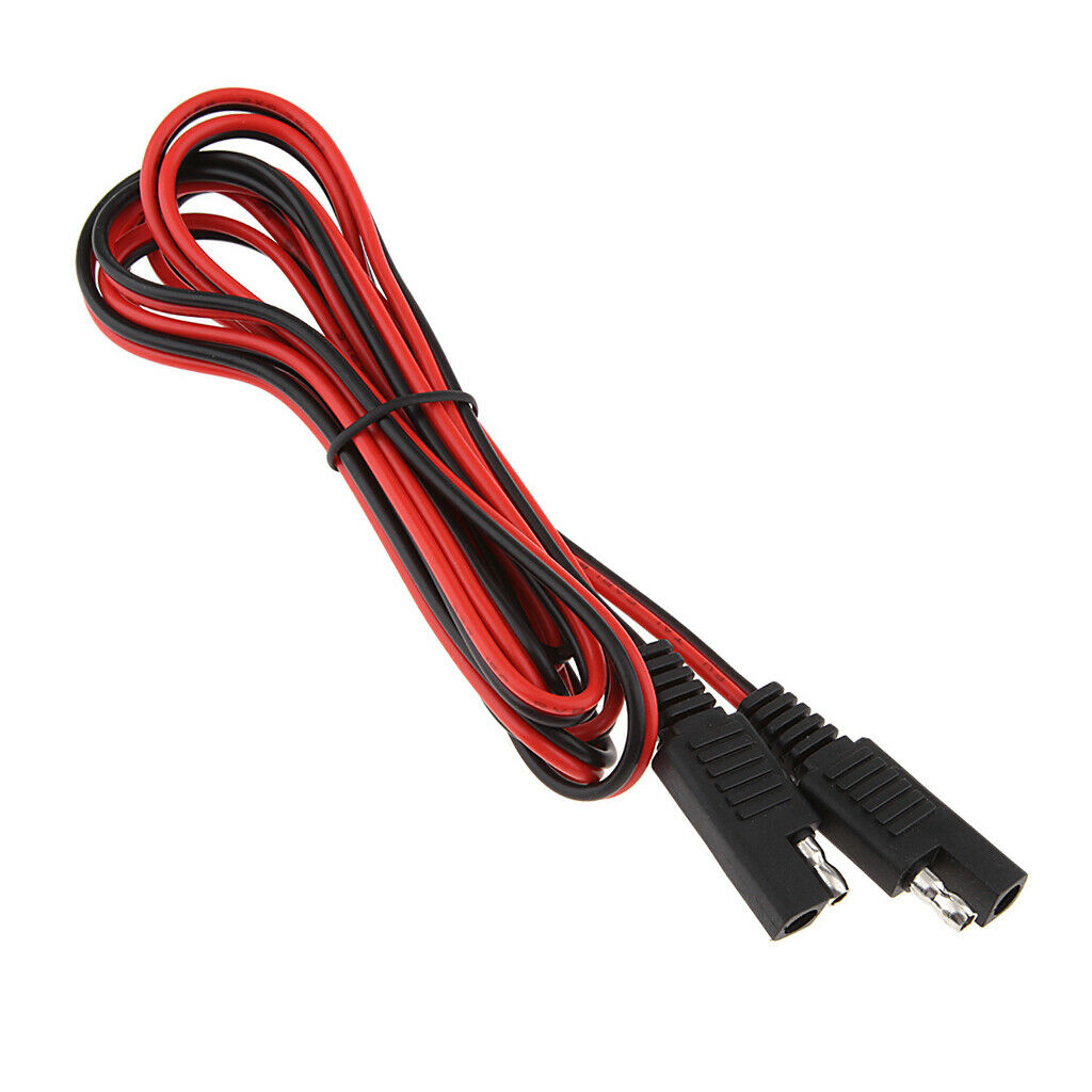 2m Plastic 18AWG DC Harness Charging SAE Connector Extension Cable Adapter