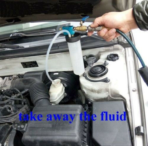 Car/Van Air Brake/Clutch Fluid Bleeder Hydraulic Oil Quick Exchange One Man Tool