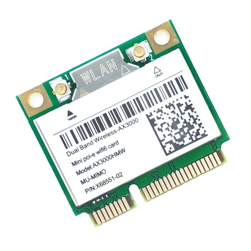 Mini PCI-E AX200 AX3000 Wi-Fi 6 Wireless Adapter Dual Band Bluetooth 5.1 Wifi X9