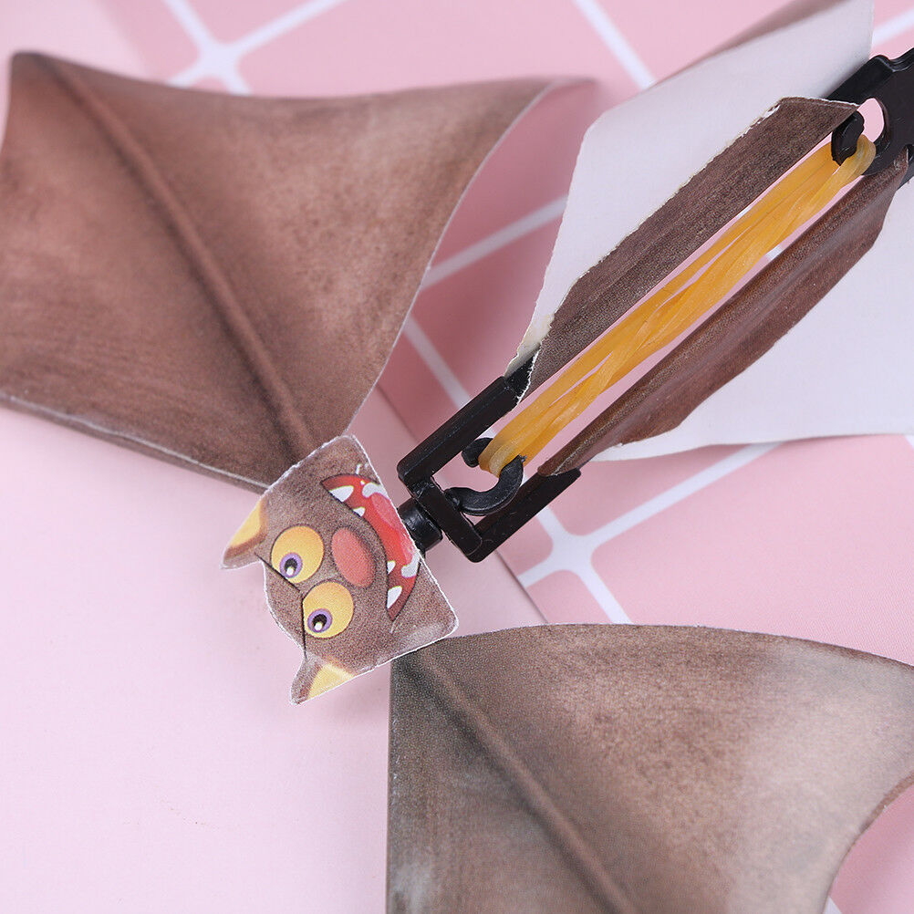 Magic flying bat prank flying paper bats funny halloween card gif.l8