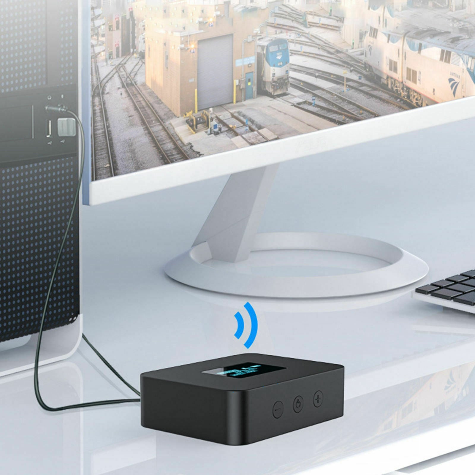 Bluetooth 5.0 Wireless Audio Adapter HiFi Sound for TV PC Headphones