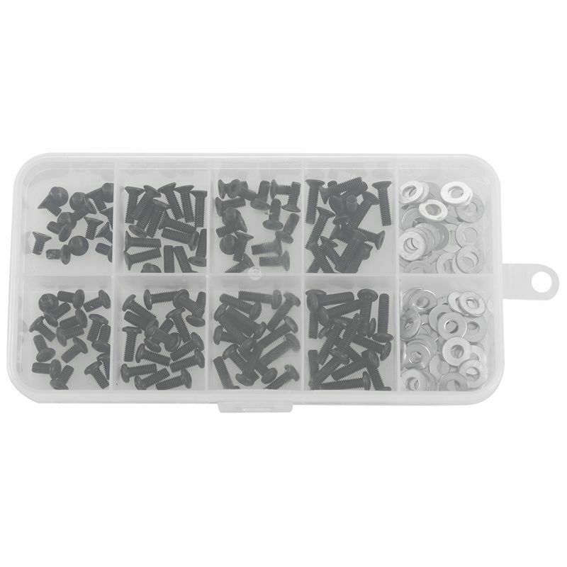 Screws Box Set for 1/10 HSP Traxxas Tamiya HPI Kyosho D90 SRC10 Remote ControlU6