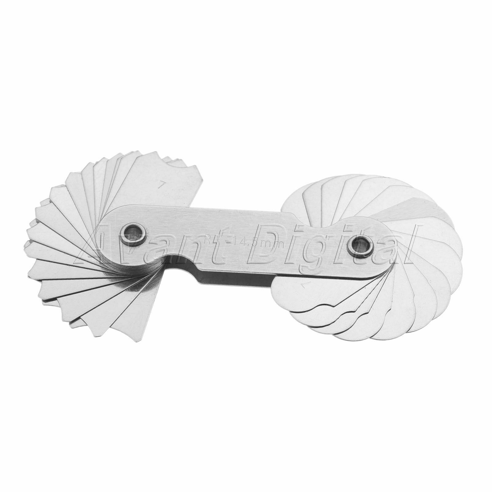 Professional 32 Blades R7-14.5mm Radius Gauge Gage Machinists Measuring Tool New