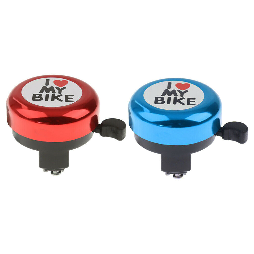 2 Pieces Metal Bike Bell Kid's Loud Crisp Scooter Bicycle Bell Bike Accs