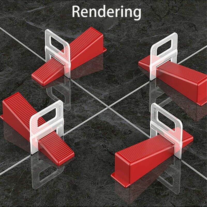400Pcs Tile Leveling System Tiles Leveler Sps Lippage Free Tile and Stone InJ2Z5
