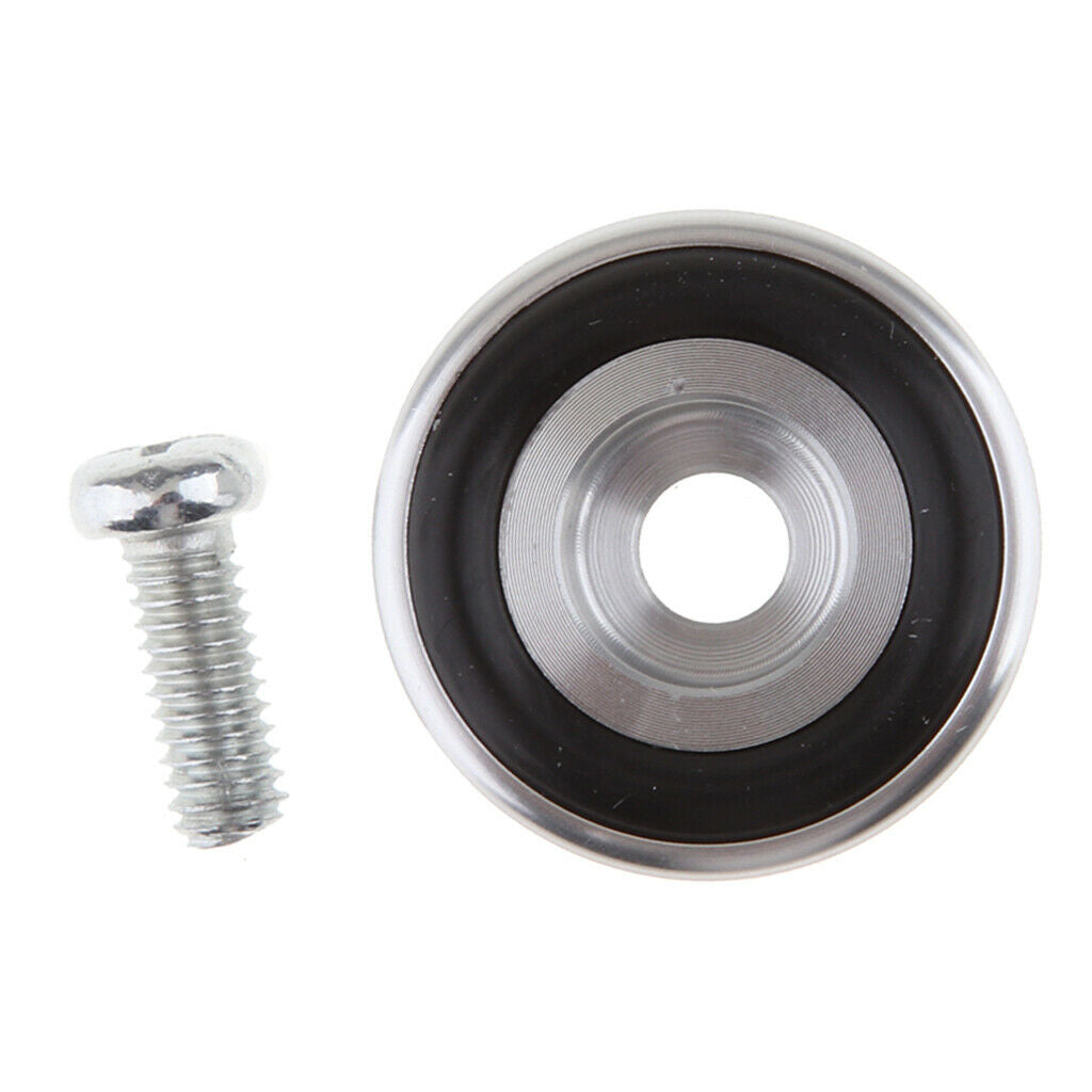Amplifier Speaker Feet Spikes Mat Fenestrated Pad with 1pcs Screw, 20x10mm,