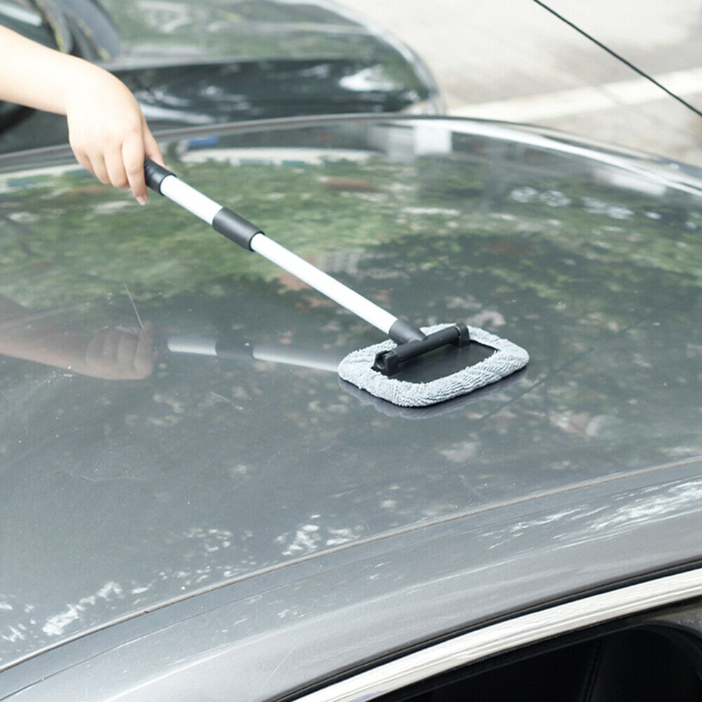 Car Windshield Cleaner Micro Fiber Window Cleaning Tool Home Glass Wiper @