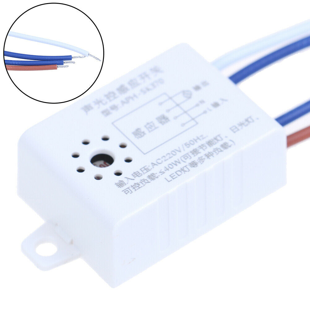 Sound Voice Sensor Automatic On Off Street Light Switch inductor Control AC  WF