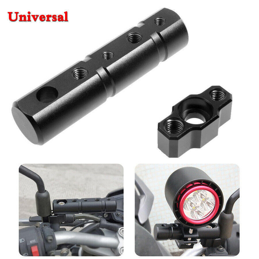 1x Motorcycle Headlight Bracket Lamp Holder Clamp Adjustable For 25mm Fork Tube