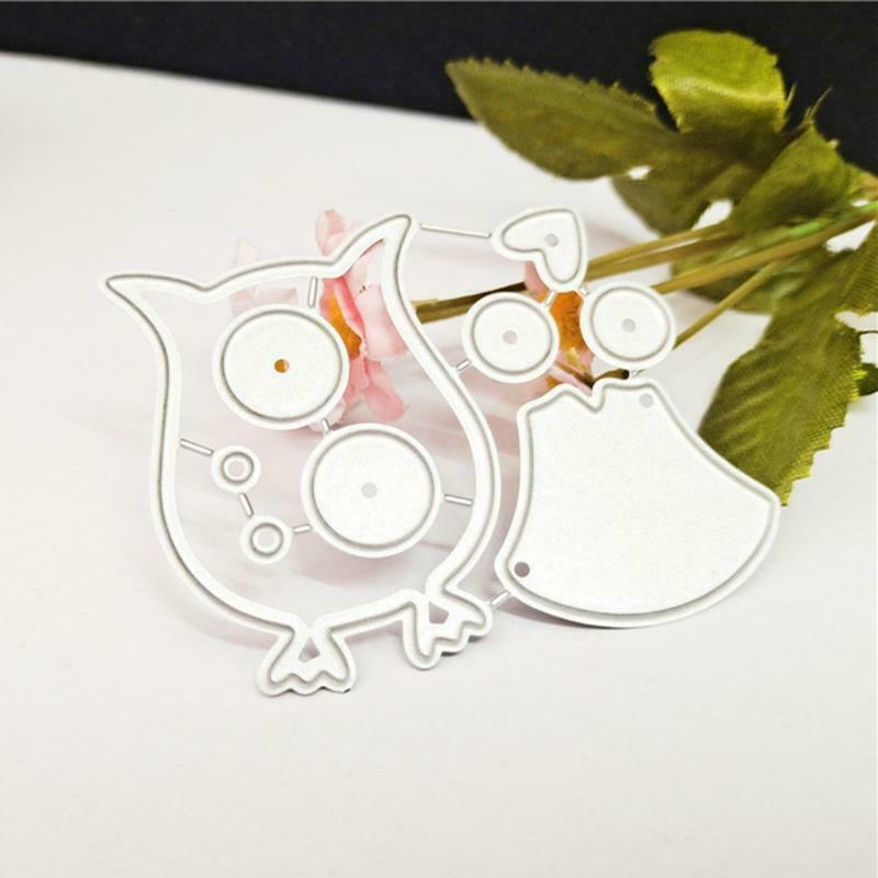 Night Owls Cutting Die Template Halloween Birthday Crads Making Accessories