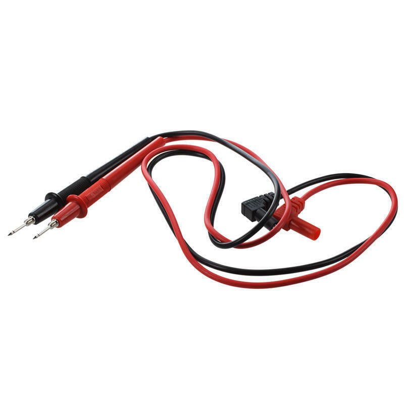 1000V Banana Plugs Detachable Tip Multimeter Probe Test Lead Black Red Pair R4I2