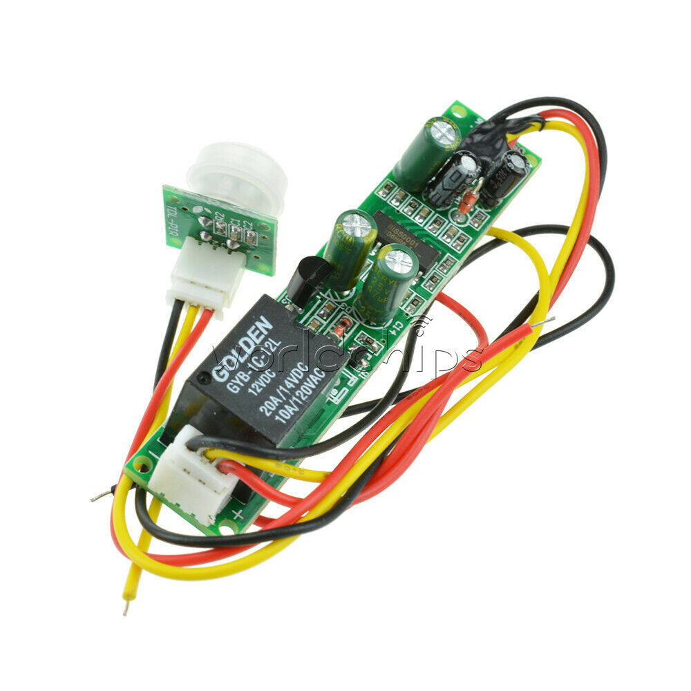 DC 12V 5A Useful IR Pyroelectric Infrared PIR Motion Sensor Detector Module