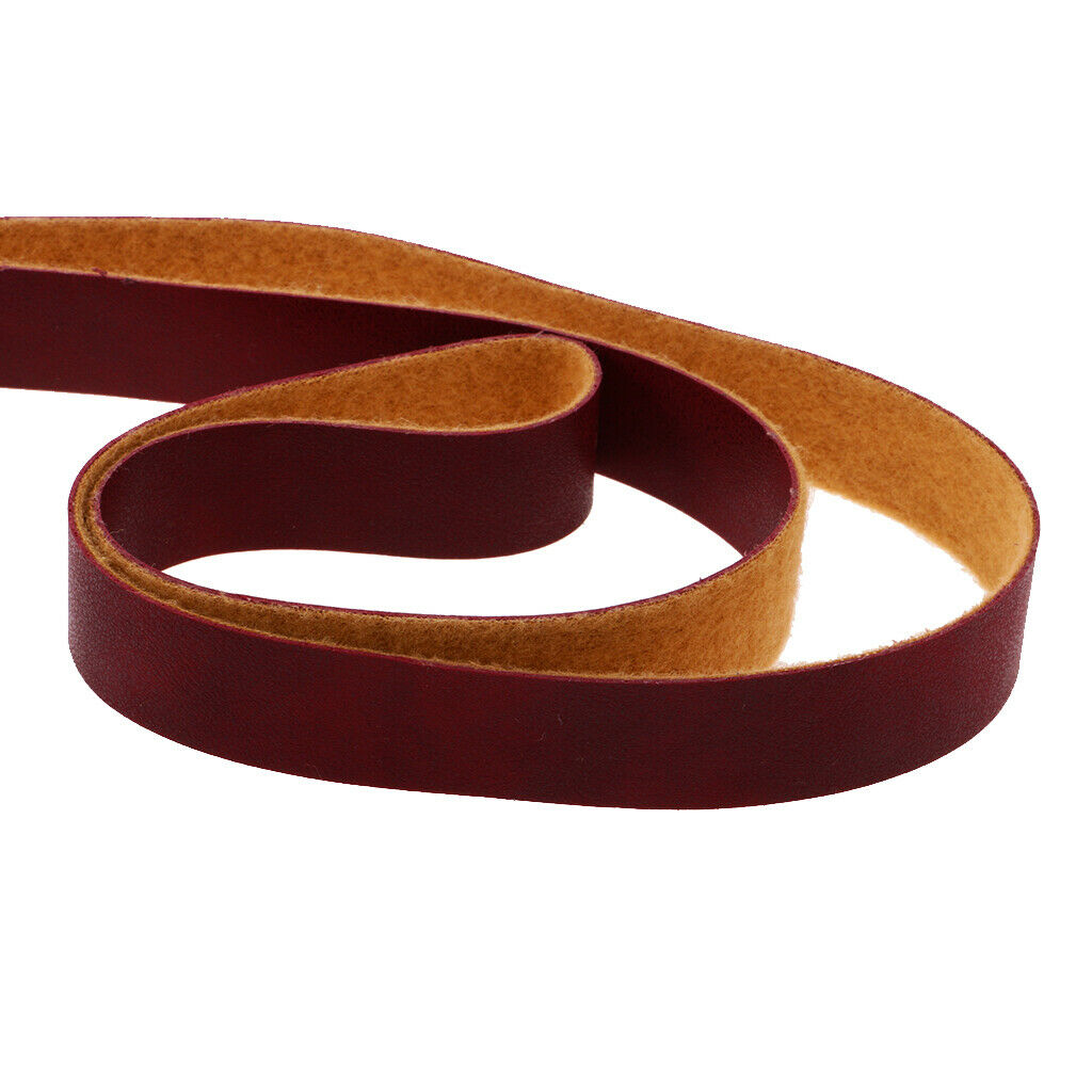 4-Piece Mixed 10 Meters Each DIY Leather Crafts Strips Strap 15mm