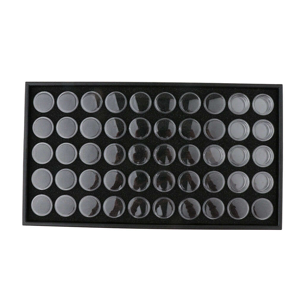 50 Grids Empty Storage Case Box Container Nail Art Manicure Powder Holder