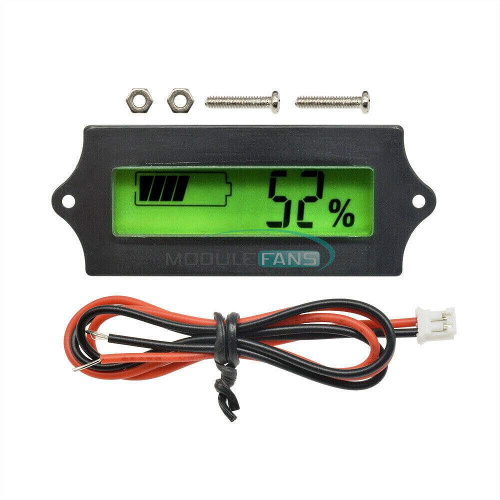 24v Acid lead batteries indicator Battery capacity digital LCD Tester voltmeter