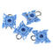 8 X Car Window Regulator Slider Clips for Volvo - Blue