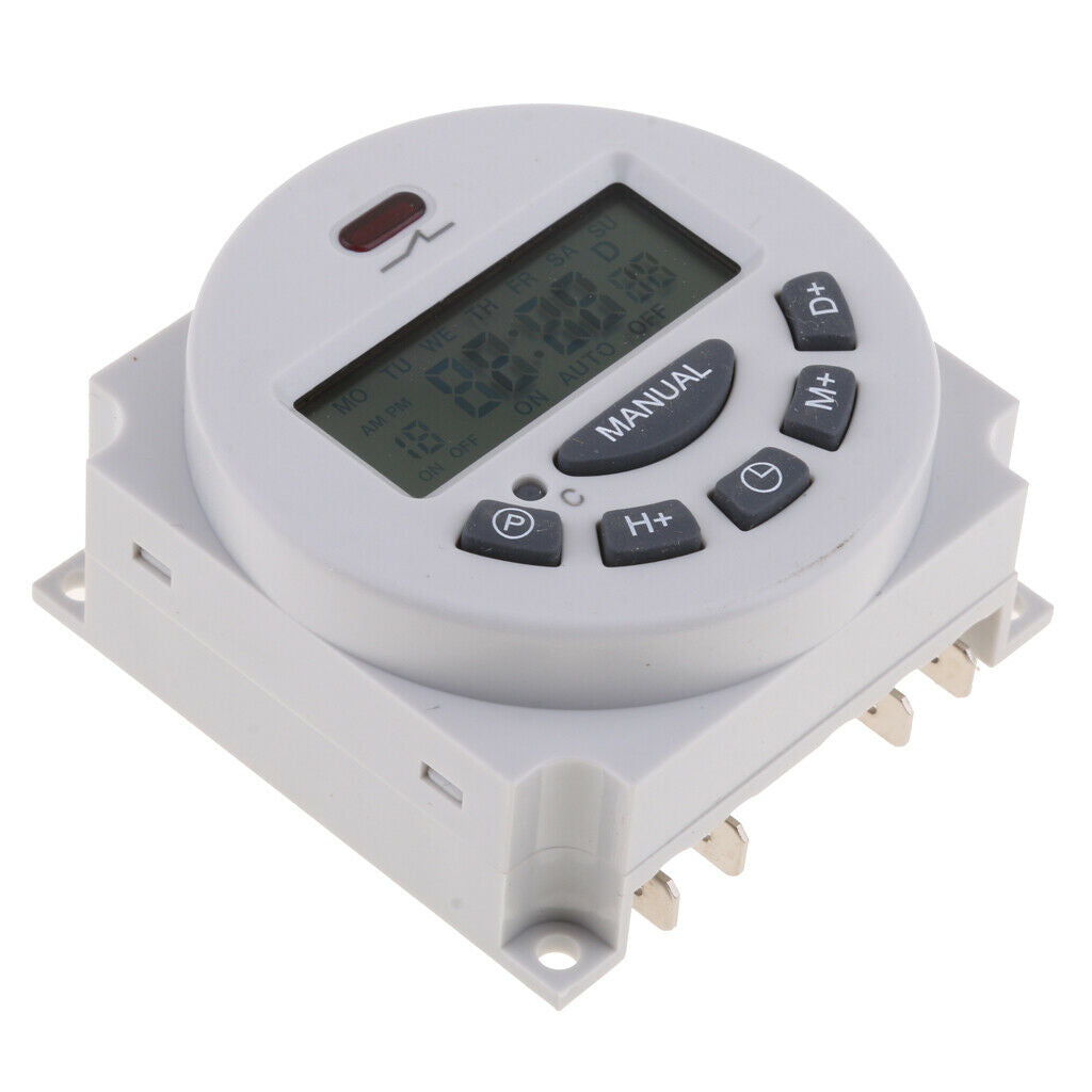 New LCD Digital Weekly Programmable Power Timer Time Relay Switch 12V