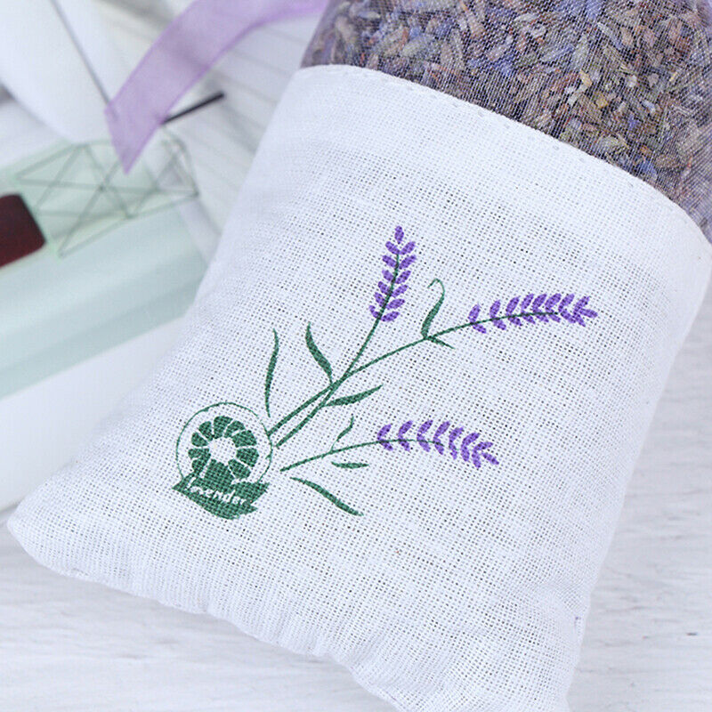 Beautiful 6pcs Sachets Flower Printing Empty Lavender Fragrance Sachet Ba.l8