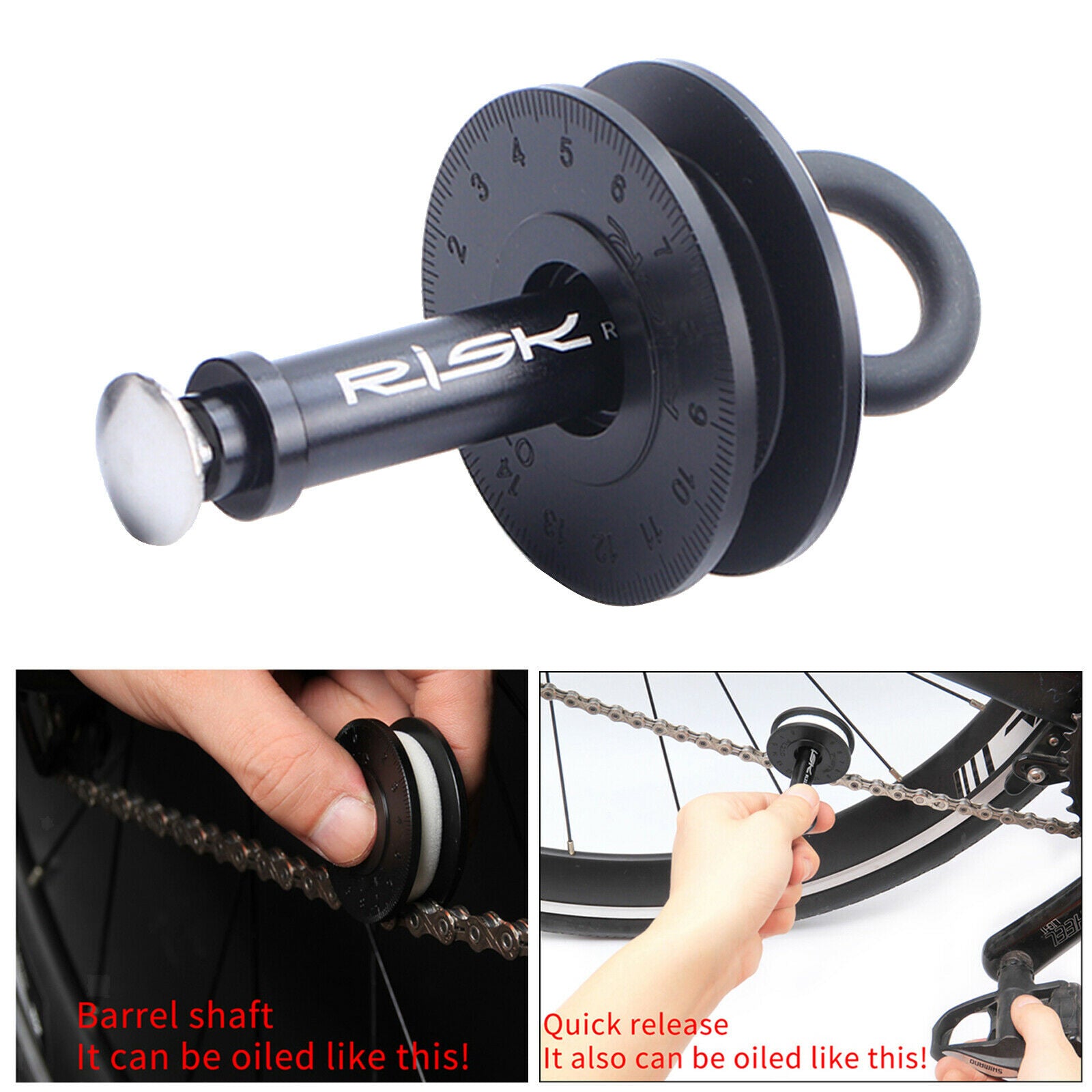 Bike Dummy Hub Tools Quick Cleaning Cycling Bicycle Chain Keeper Holder Clamp