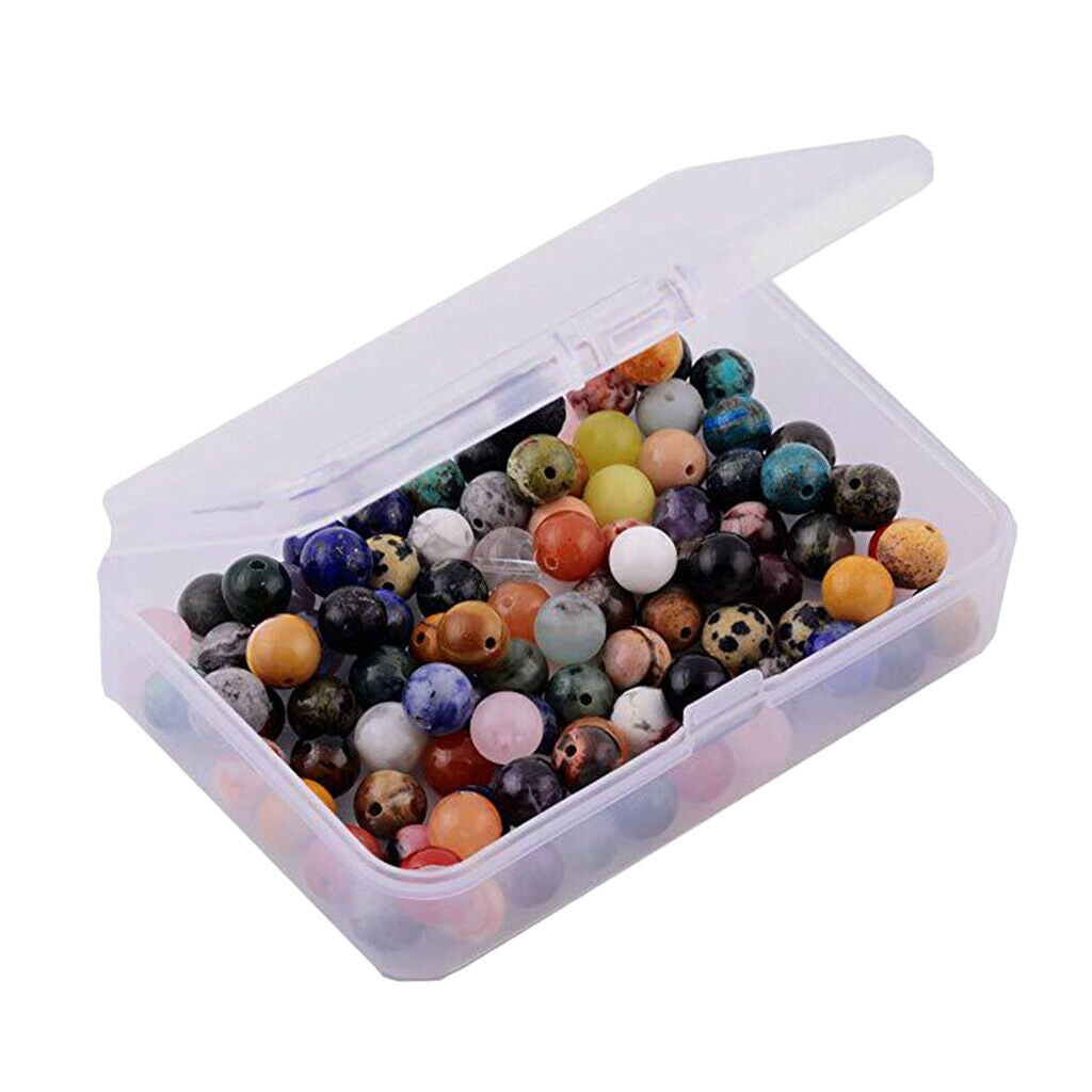 100Pieces Round Spacer Beads for Jewelry Making Loose Beads Charms Findings