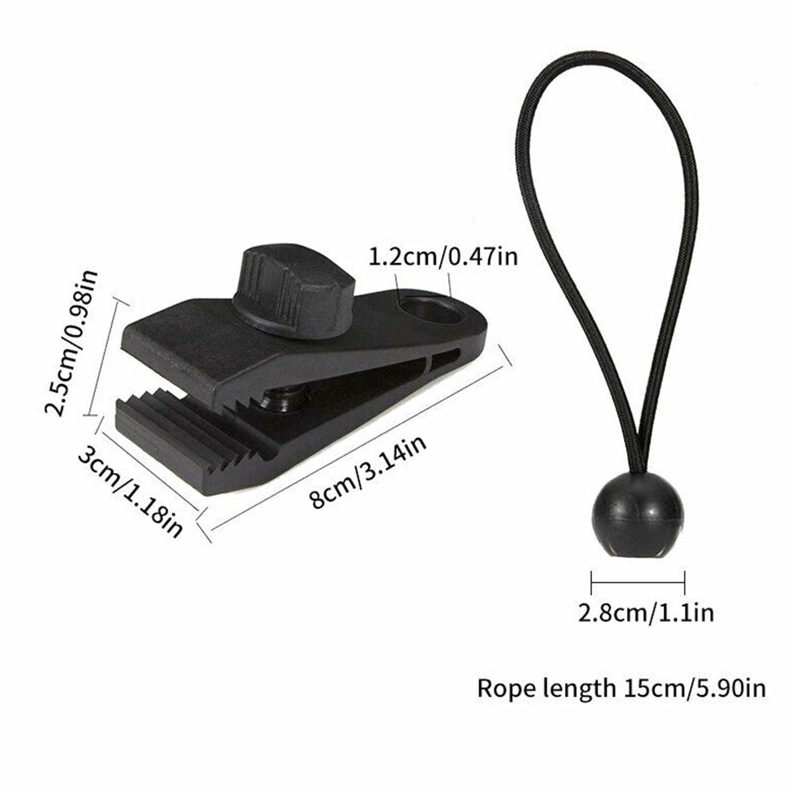 For Camping Tarps Tent Clips Awning Clamp Buckle Holder Cloth Cover Clamp