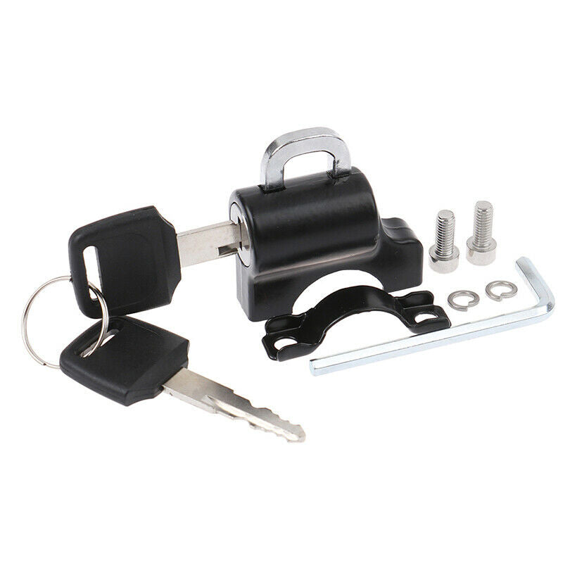 Anti-theft Helmet Lock Security Portable7/8''22mm For Motorcycle Handlebar L LU