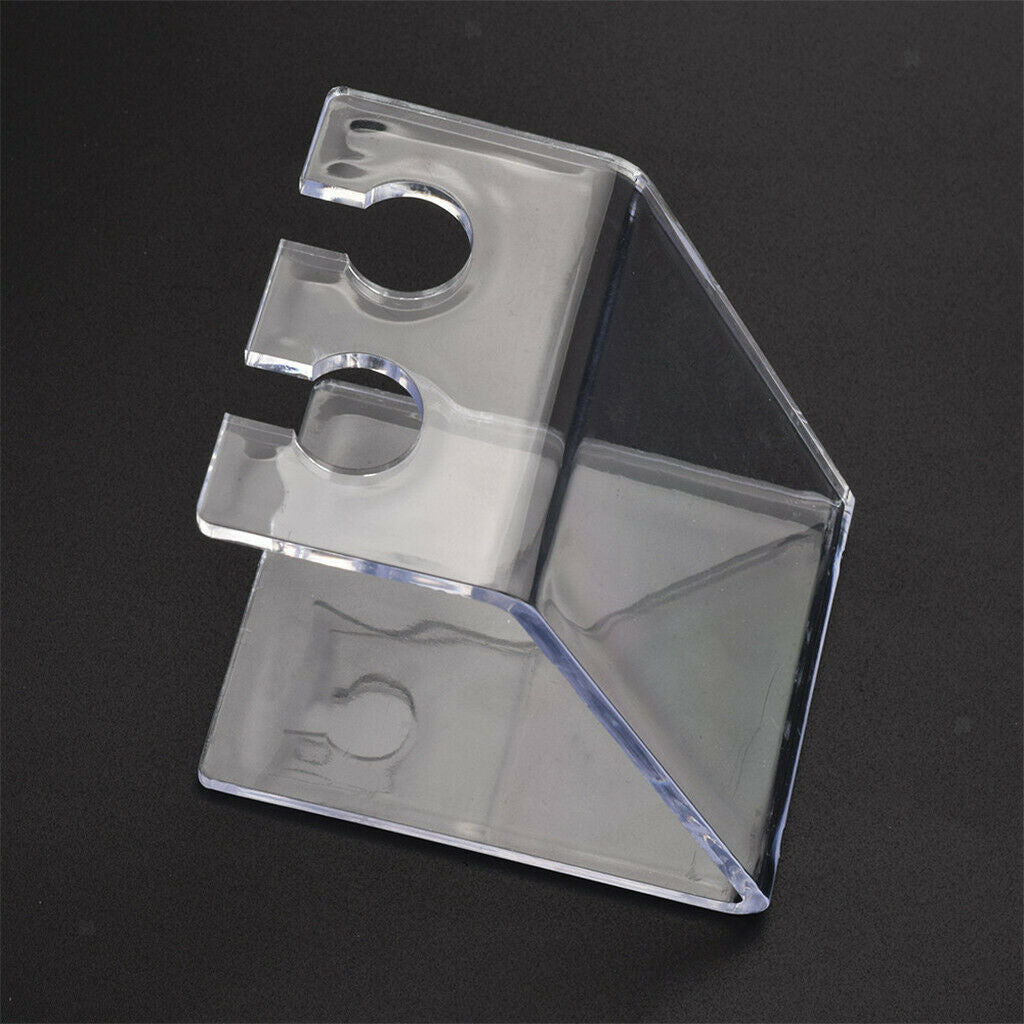 Acrylic Tattoo Machine Gun Holder Stand Supply for Body Art Supply Clear