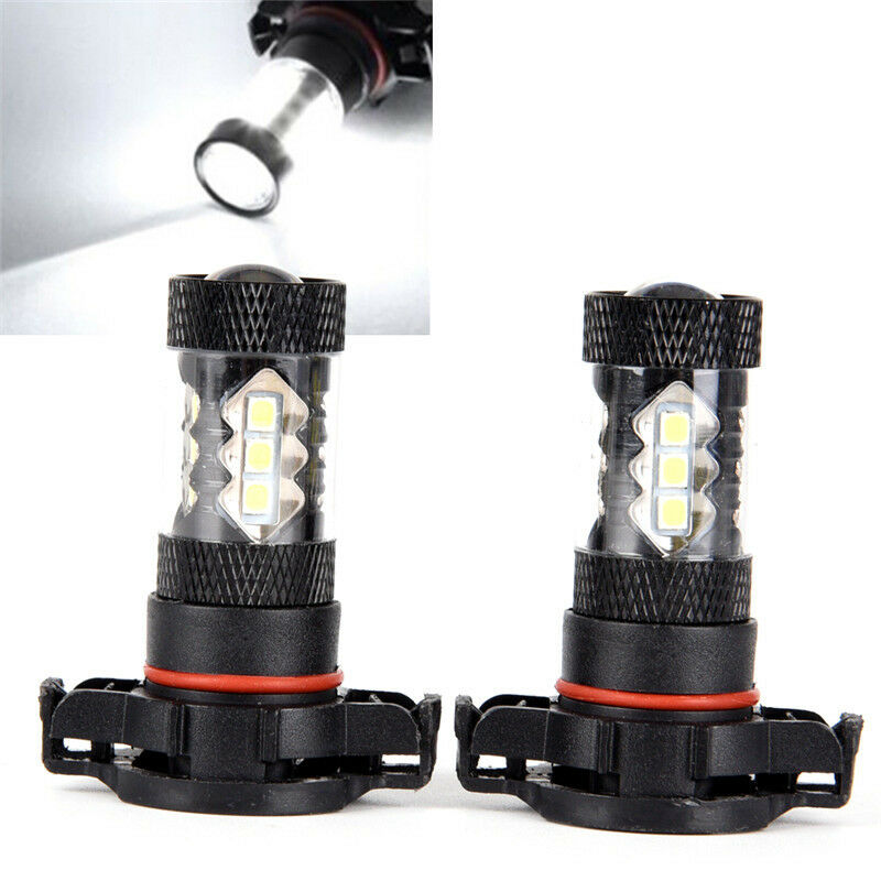 2x PSX24W H16 5202 Super White 160W LED 144 SMD Bulb Fog Light Driving Lamp H LQ