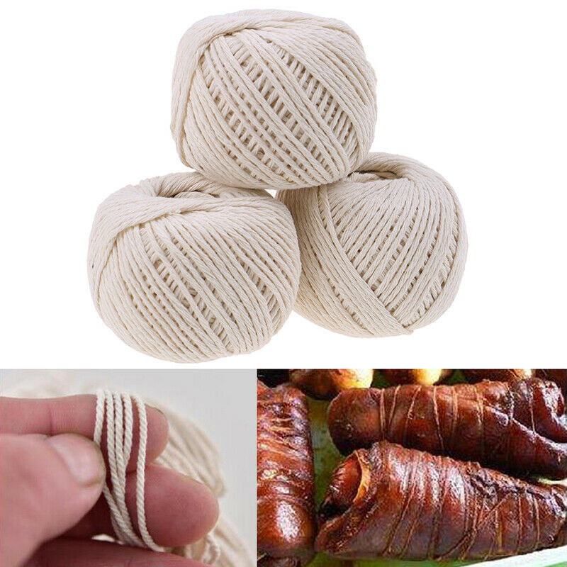 1Roll 229 feet Butcher's Cotton Twine Meat Trussing Turkey Barbecue Strin.l8