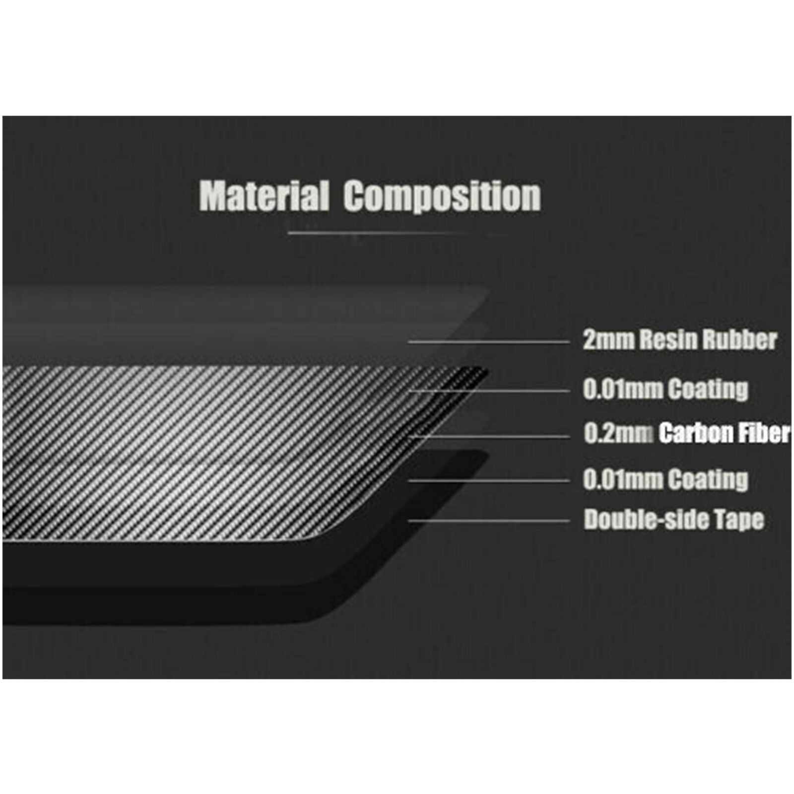 3X Real Carbon Fiber Inner Armrest Front Trim For BMW 3 Series E90 E92 2005-2012