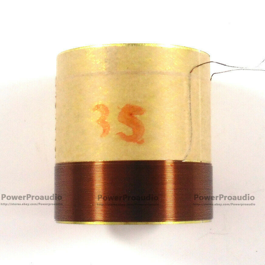 2x 35.5mm Voice coil Copper wire 8 Ohm For Loudspeaker Repair Tweeter 2layers