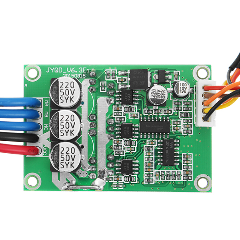 Dc 12V-36V 500W High-Power Drive Board Assembly Brushless Motor Controller