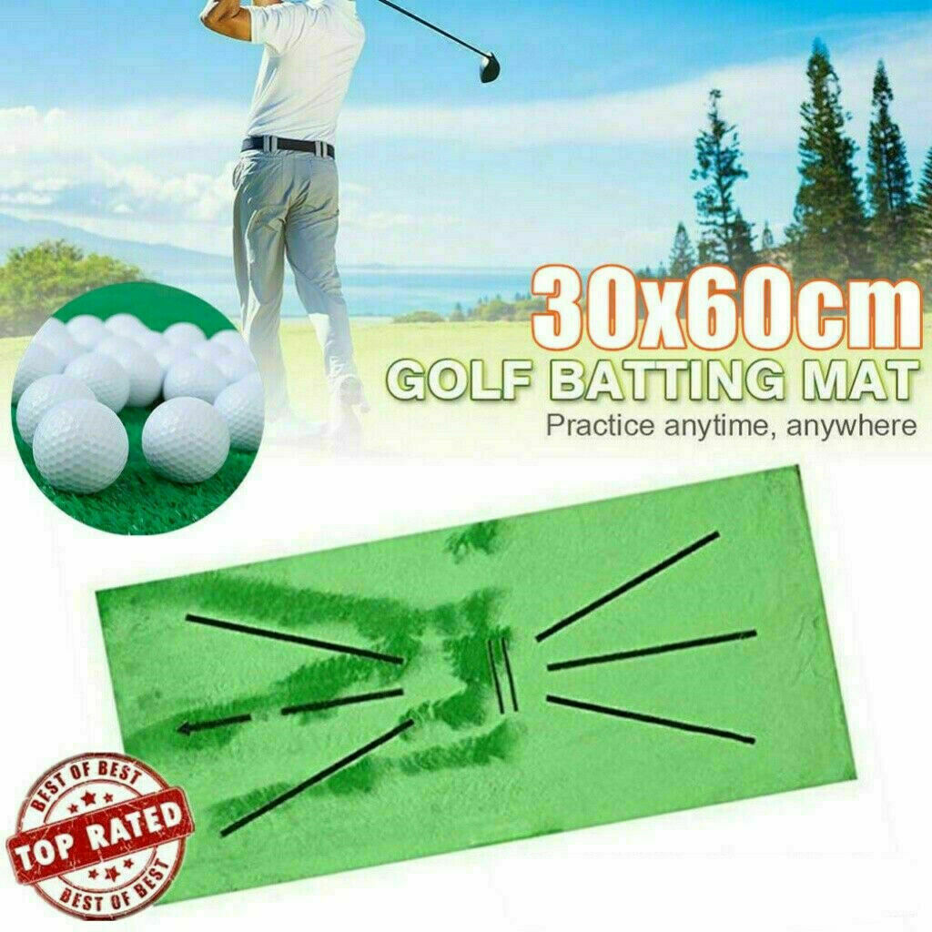 US-Golf Training Mat for Swing Detection Batting Golf Practice Training Aid Game