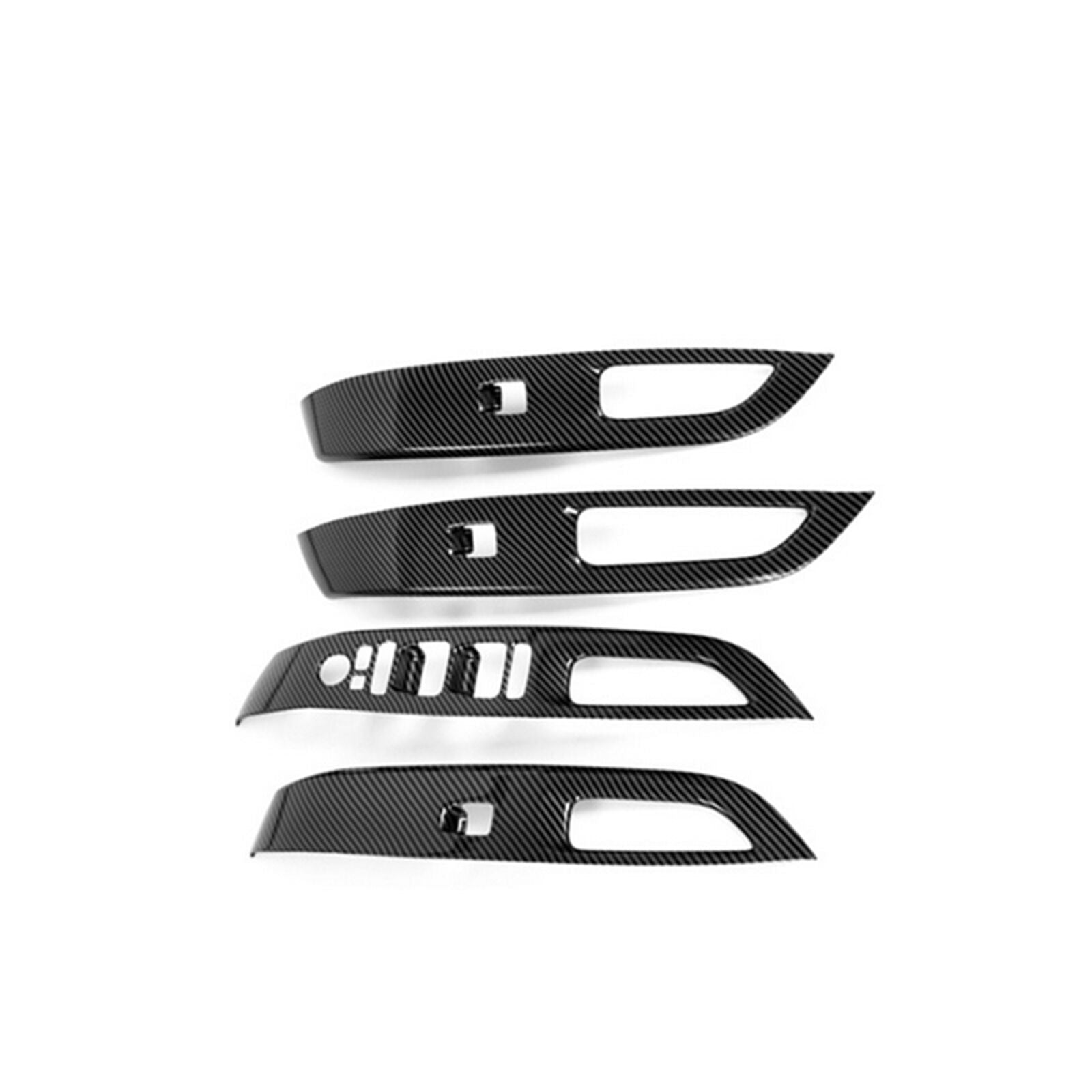 For 2022 Hyundai Tucson NX4 Carbon Fiber Window Armrest Lift Switch Cover Trim