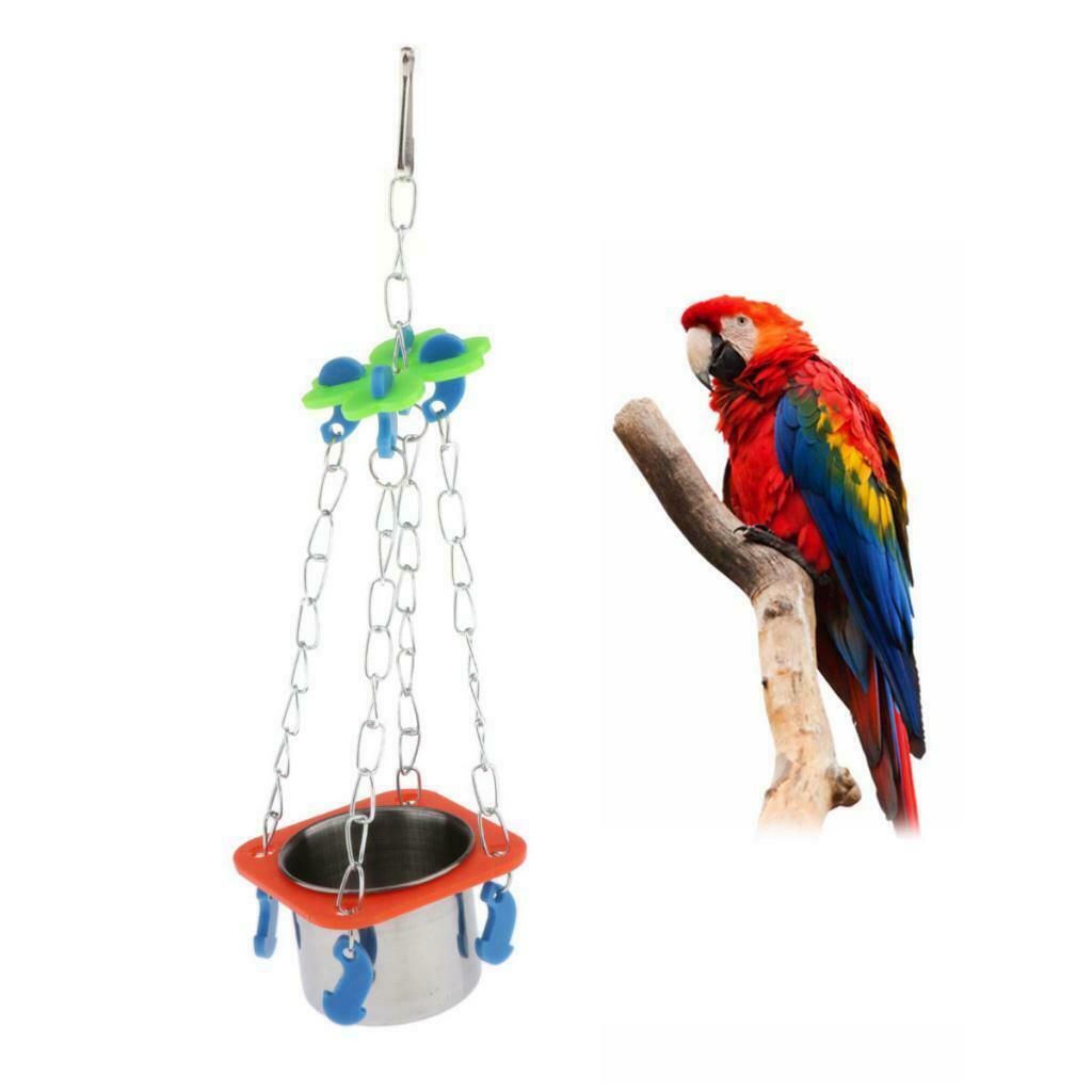 Bird Feeder Waterproof Hanging Dispenser For Gerbils Guinea Pigs 5,8x4,5x27cm