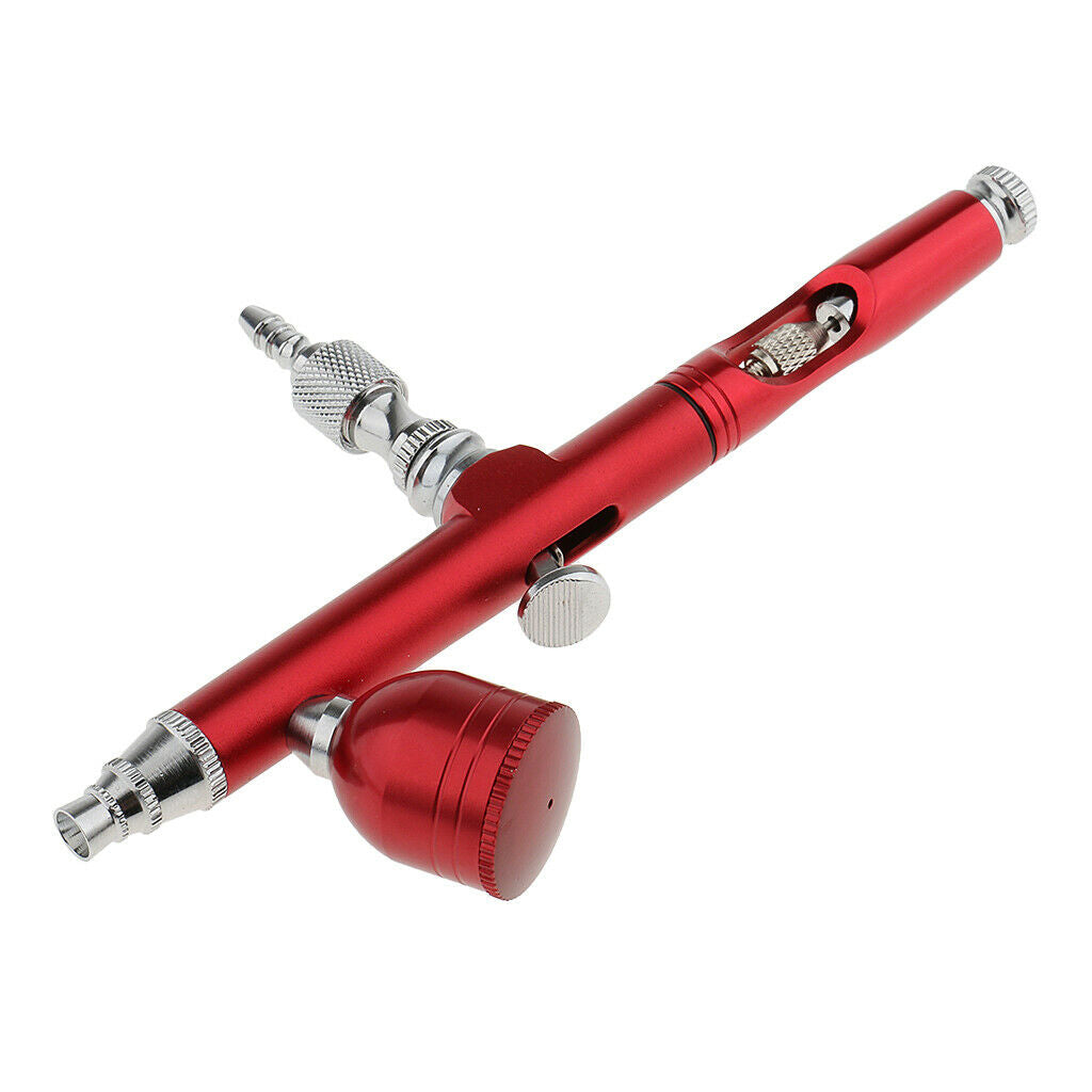 Dual Action Air Brush Paint Spray Tools for Nail Tattoo Cake Body Art Red