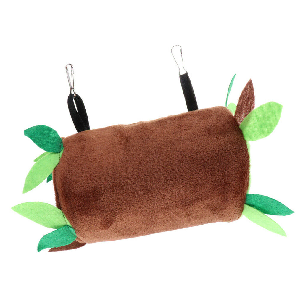 Pet Warm Sleeping Bed Hanging Cage Tunnel Hammock Habitat Decor