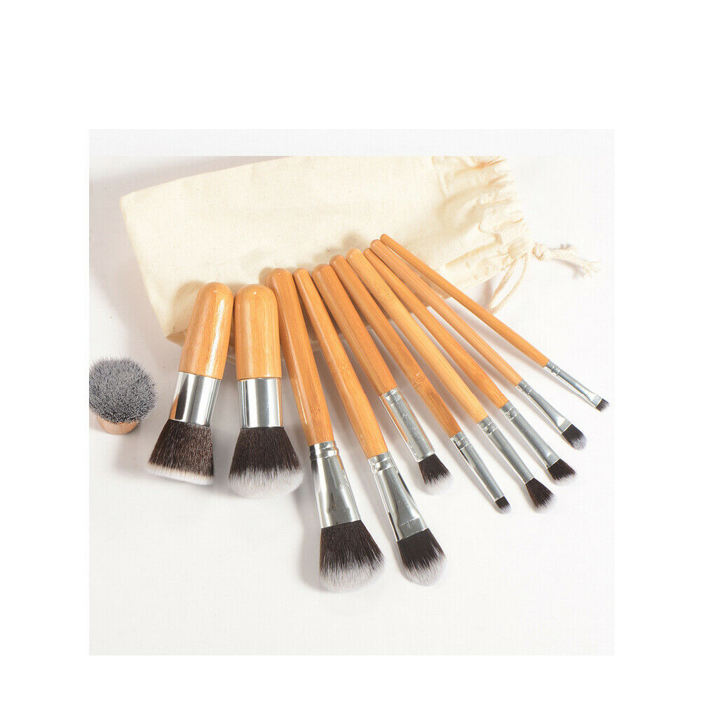 11PCS Professional Soft Makeup Brush Set + Sponge