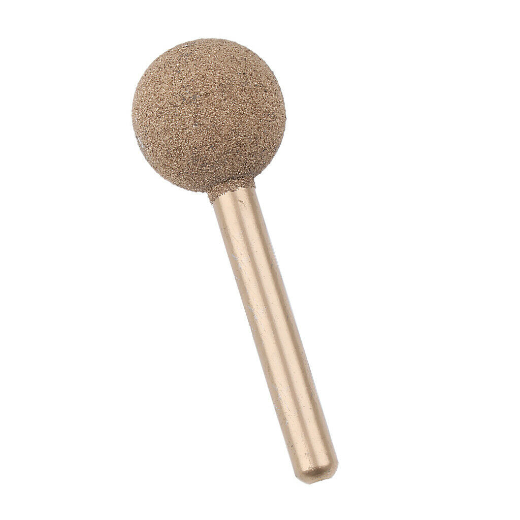 Diamond Grinding Head Mounted Burr for Jade Jewelry Stone Grit 100 20mm