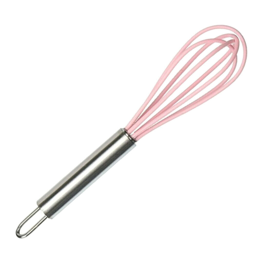 Handheld Stainless Steel Egg Whisk Egg Beater Blender Kitchen Baking Tools