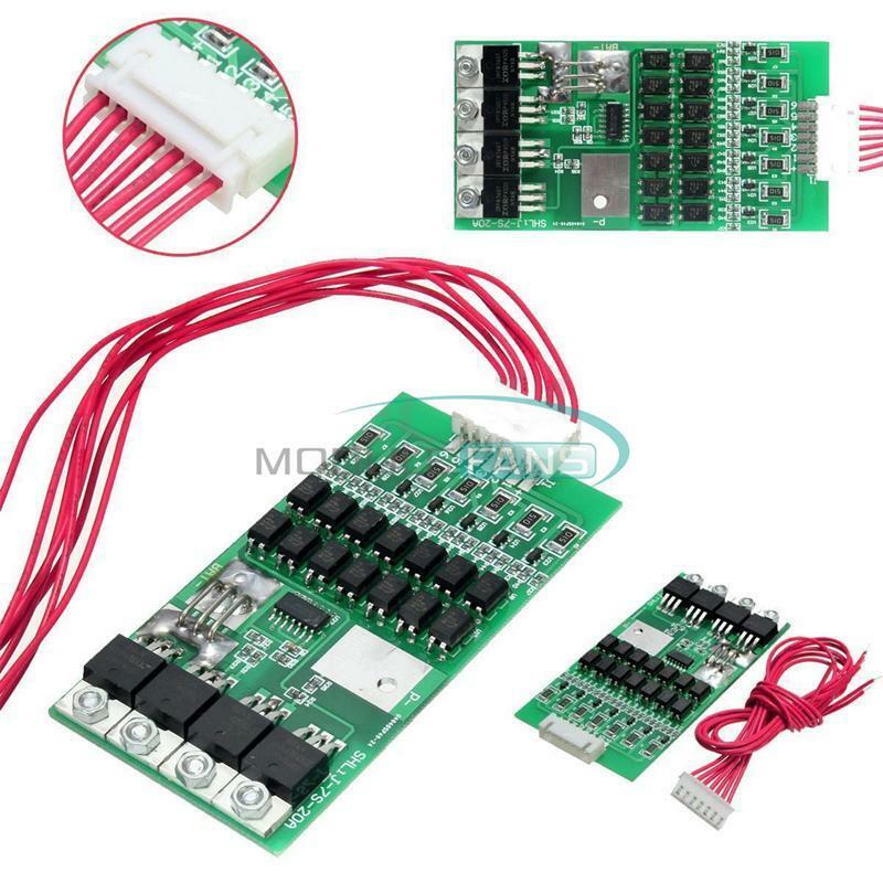 4V 20A 7S Cells 2 W/Balancing Li-ion Lithium Battery BMS Protection Board
