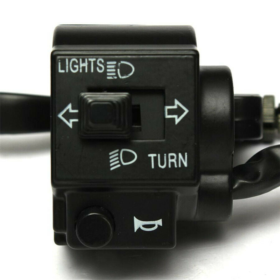 Motorcycle 7/8" Handlebar Headlight Horn Turn Signal Electrical Start Switch 12V