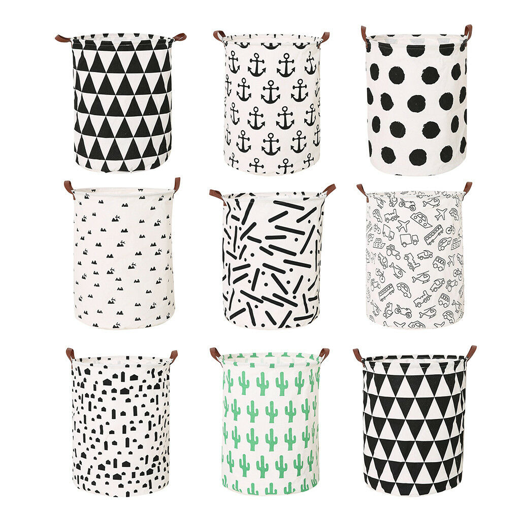 Nordic Style Nursery Toys Basket Free Standing Hamper Laundry Bin Mountain