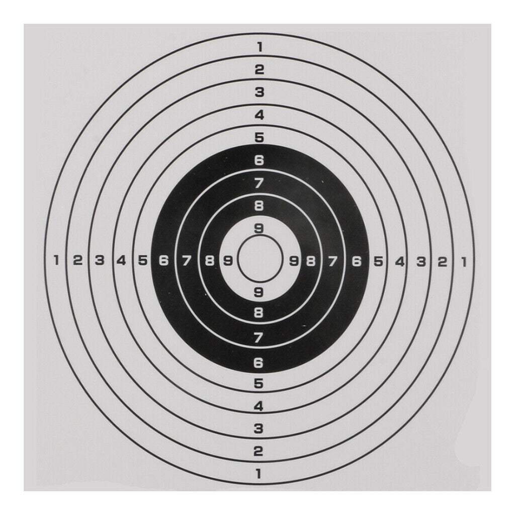 40Pcs Paper Targets Shooting Cardboard 14x14cm Archery Training Accessories