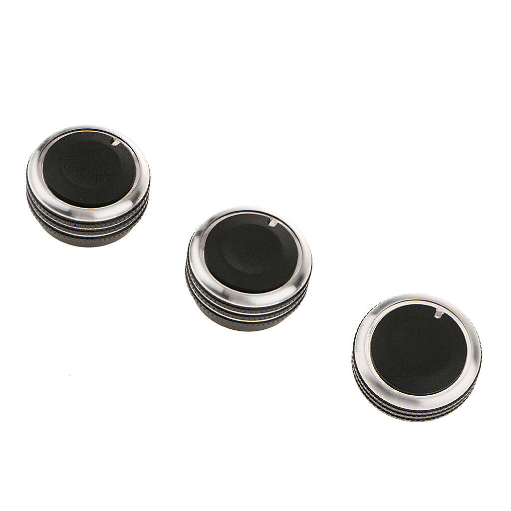 3pcs Air Conditioning AC Panel Control Switch Knob For 2006-2014 Chevrolet