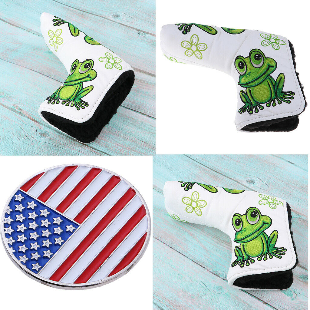 Blade Style Golf Putter Cover Head Protector Club Drivers Protective Covers Come