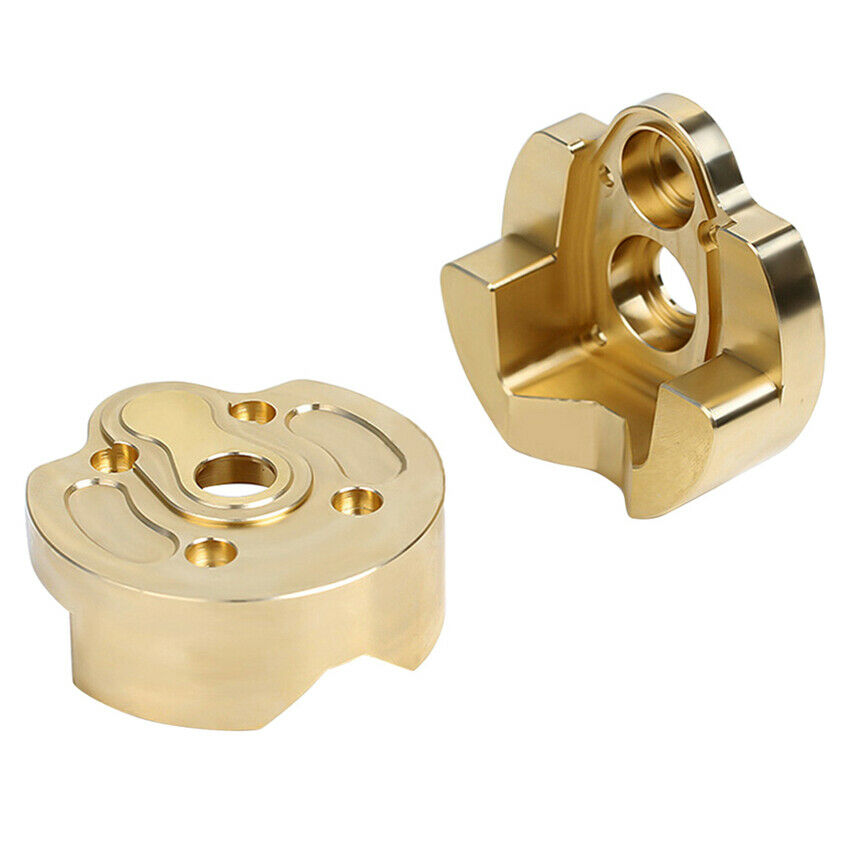 Copper Counterweight Brass Portal Cover 1.9UTB For 1:10 Axial SCX10 III AXI03007