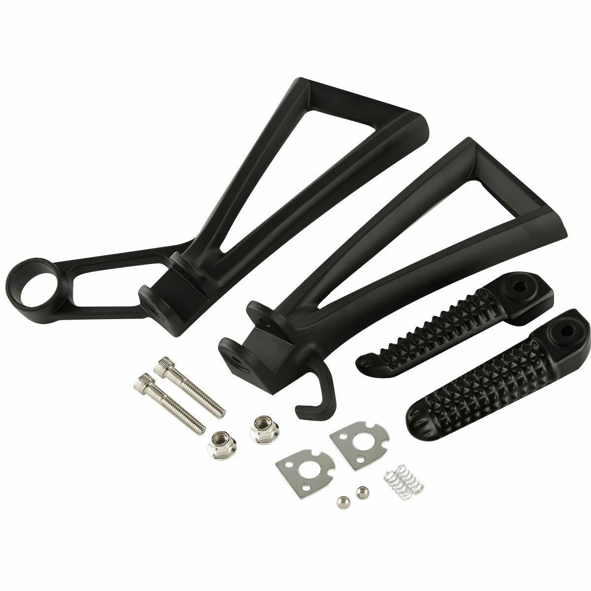 Rear Footrest Pegs Bracket Set Fit For Yamaha YZF R6 2003-2005 YZF R6S 06-09