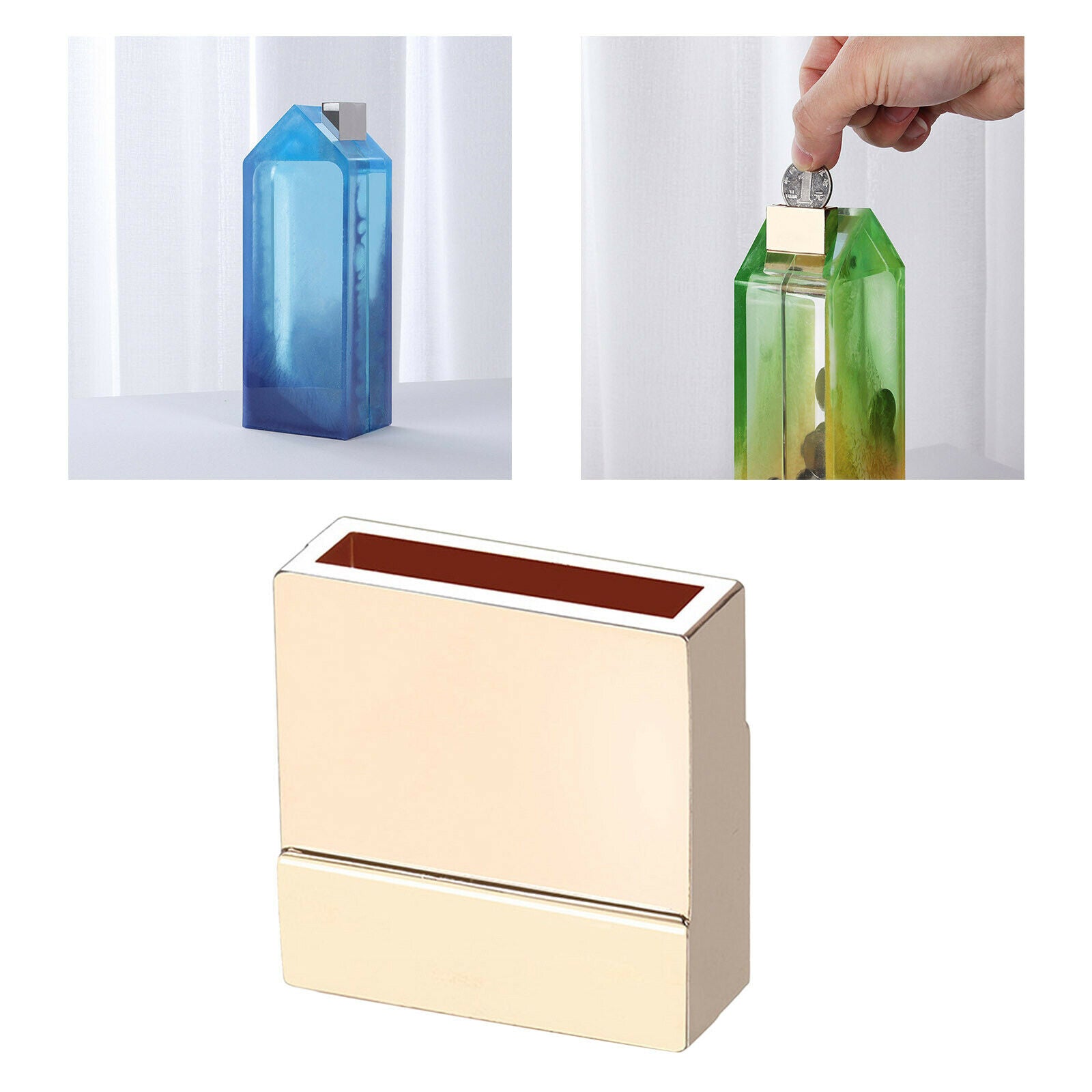 Money Box Mold Entrance Insert Slot Trinket Box DIY Making Arts Moulding